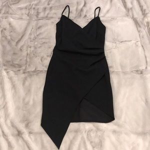 Asymmetrical Mini Dress